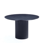 Manhattan Comfort Flor and Hathaway Modern Industry Chic 7-Piece Dining Set in Wheat and Black
