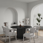 Manhattan Comfort Hathaway and Palmer Modern Industry Chic 7-Piece Dining Set in Gold Dust and Black