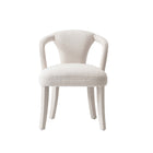 Manhattan Comfort Hathaway and Palmer Modern Industry Chic 7-Piece Dining Set in Silver Lining and Natural