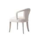 Manhattan Comfort Hathaway and Palmer Modern Industry Chic 7-Piece Dining Set in Silver Lining and Natural