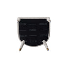 Manhattan Comfort Aspen and Hathaway Modern Industry Chic 7-Piece Dining Set in Gold Dust and Natural