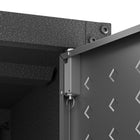 Manhattan Comfort Fortress Modern 6-Piece Garage Set in Dark Gray