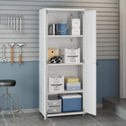 Manhattan Comfort Fortress Modern 6-Piece Garage Set in White