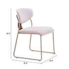 Zuo Meadow Dining Chair (Set of 4) Cloud White