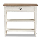 Baxton Studio Dauphine Traditional French Accent Console Table-1 Drawer