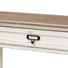 Baxton Studio Dauphine Traditional French Accent Console Table-1 Drawer