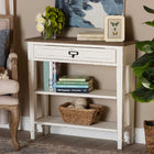 Baxton Studio Dauphine Traditional French Accent Console Table-1 Drawer
