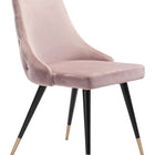 Zuo Piccolo Dining Chair (Set of 2) Pink