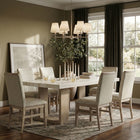 Meridian Furniture Ananda 84" Genuine Marble Dining Table