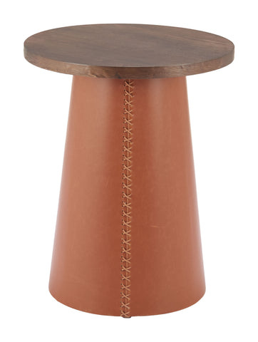 Zuo Dikis Side Table Brown