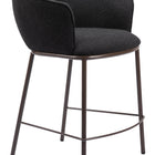 Zuo Essen Counter Stool Black & Bronze