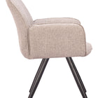 Zuo Sieve Swivel Dining Chair (Set of 2) Beige