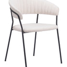 Zuo Josephine Dining Chair (Set of 2) Cream