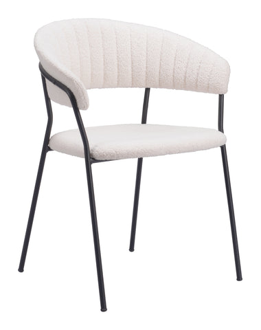 Zuo Josephine Dining Chair (Set of 2) Cream