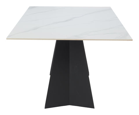 Zuo Inky Dining Table White