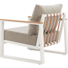 Zuo Welt Armchair Taupe & White