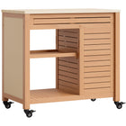 Zuo Valtan Bar Cart Natural