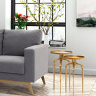 Zuo Como Accent Table Set (2-Piece) Antique Gold