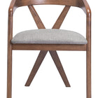 Zuo Cairo Dining Chair Dove Gray & Walnut