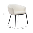 Zuo Essen Dining Chair Ivory