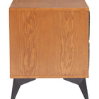 Zuo Zarif Nightstand Black & Walnut