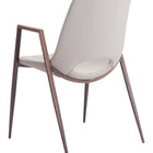 Zuo Desi Dining Chair (Set of 2) Beige & Walnut