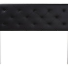 Baxton Studio Baltimore Modern and Contemporary King Black Faux Leather Upholstered Headboard