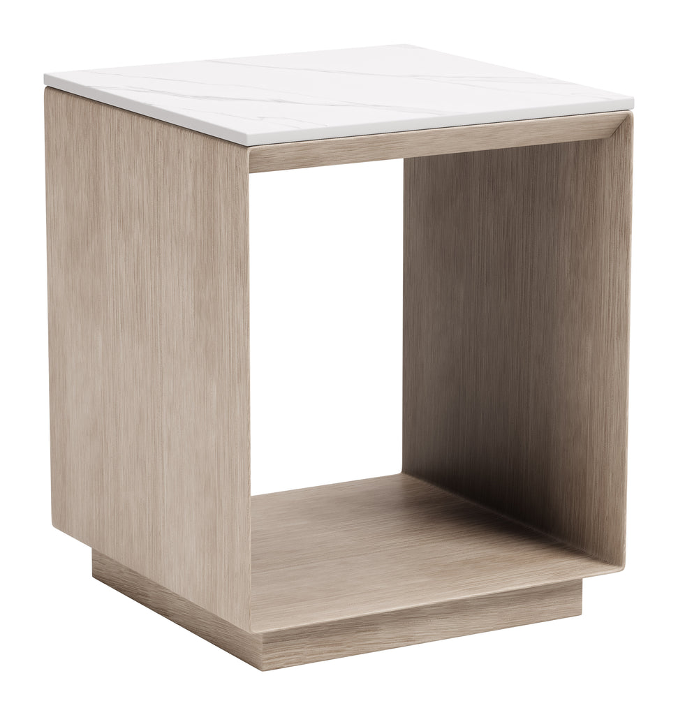 Zuo Tidecrest Side Table White