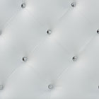 Baxton Studio Rita Modern and Contemporary Full Size White Faux Leather Upholstered Button-tufted Scalloped Headboard