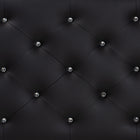 Baxton Studio Viviana Modern and Contemporary Black Faux Leather Upholstered Button-tufted Queen Size Headboard