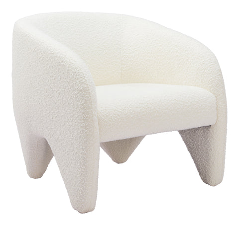 Zuo Lopta Accent Chair White
