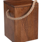 Zuo Omaga Storage Side Table Walnut