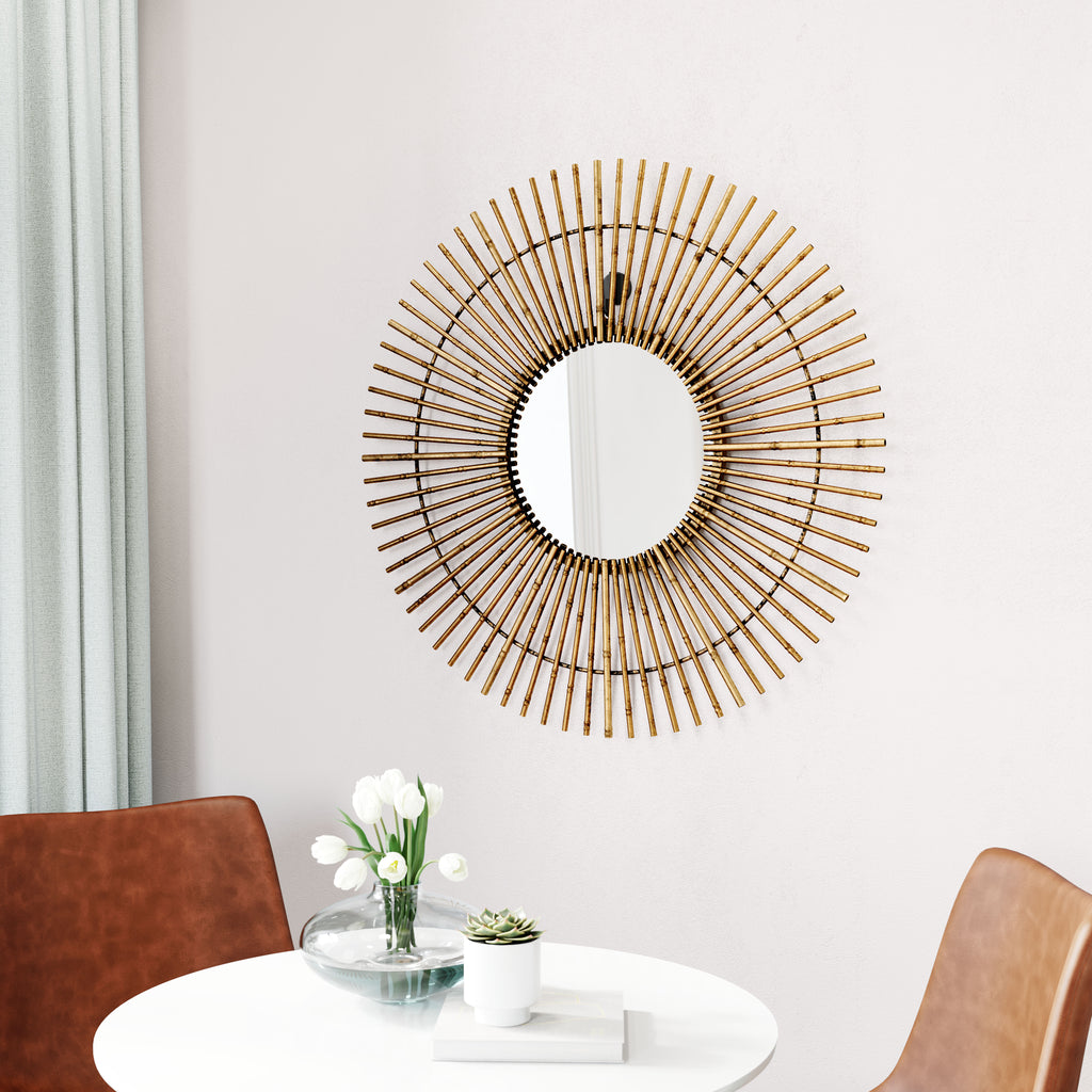 Zuo Dimond Mirror Gold