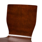 Baxton Studio Elsa Mid-century Modern Scandinavian Style Dark Walnut Bent Wood Dining Chair (Set of 2)