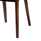 Baxton Studio Elsa Mid-century Modern Scandinavian Style Dark Walnut Bent Wood Dining Chair (Set of 2)