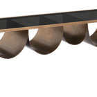 Zuo Reed Coffee Table Brass & Black