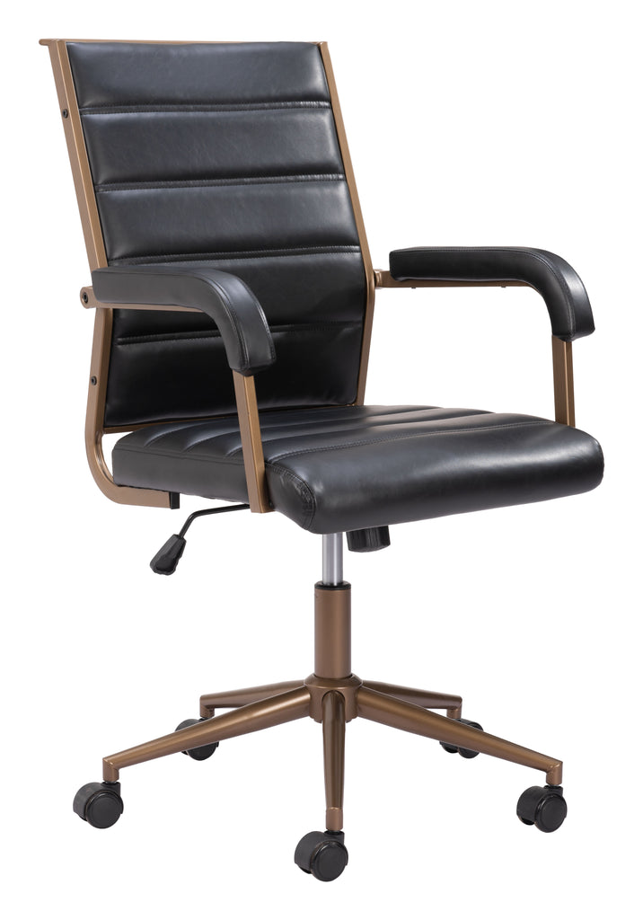 Zuo Auction Office Chair Vintage Black
