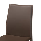 Baxton Studio Rockford Modern and Contemporary Taupe Bonded Leather Upholstered Dining Chair (Set of 2)