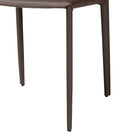 Baxton Studio Rockford Modern and Contemporary Taupe Bonded Leather Upholstered Dining Chair (Set of 2)