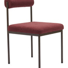 Zuo Livorno Dining Chair Red & Bronze