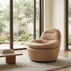 Zuo Reva Swivel Chair Tan