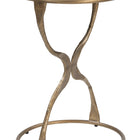 Zuo Tempus Accent Table Black & Brass