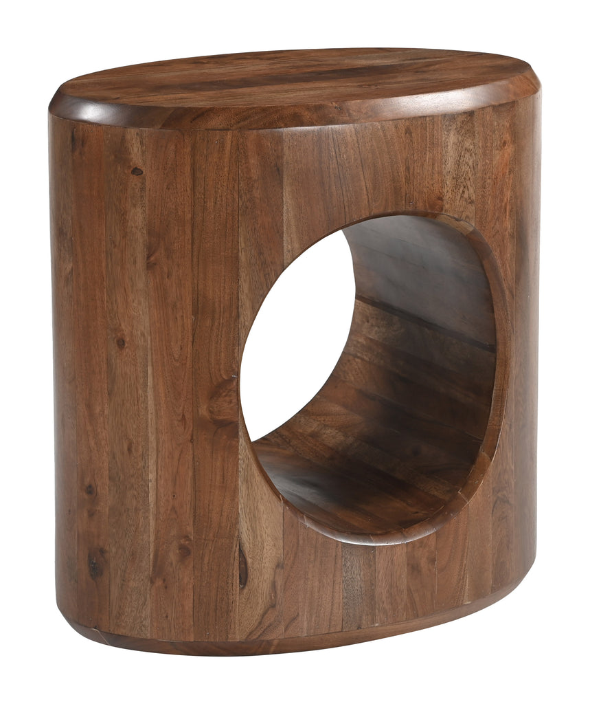Zuo Cavo Side Table Brown