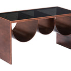 Zuo Aveiro Coffee Table Copper & Black
