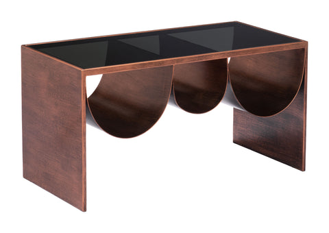 Zuo Aveiro Coffee Table Copper & Black
