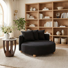 Zuo Vaan Side Table White & Walnut