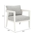Zuo Roccia Armchair Gray
