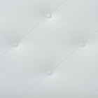 Baxton Studio Baltimore Modern and Contemporary White Faux Leather Upholstered Twin Size Headboard