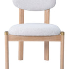 Zuo Rilou Dining Chair (Set of 2) White & Natural
