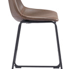 Zuo Smart Counter Stool (Set of 2) Vintage Espresso